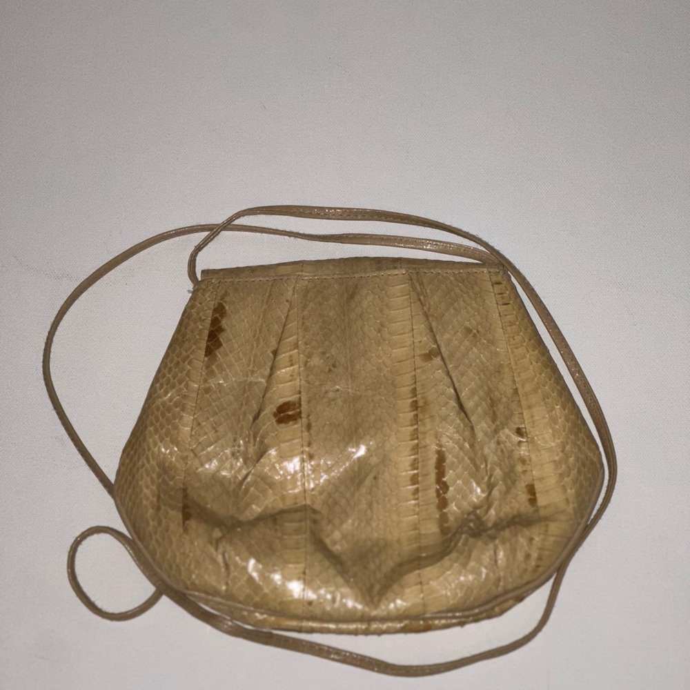 Vintage Python shoulder bag - image 4